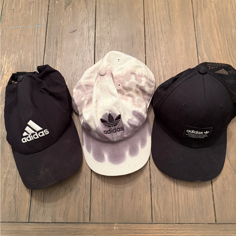 3x Adidas Hats